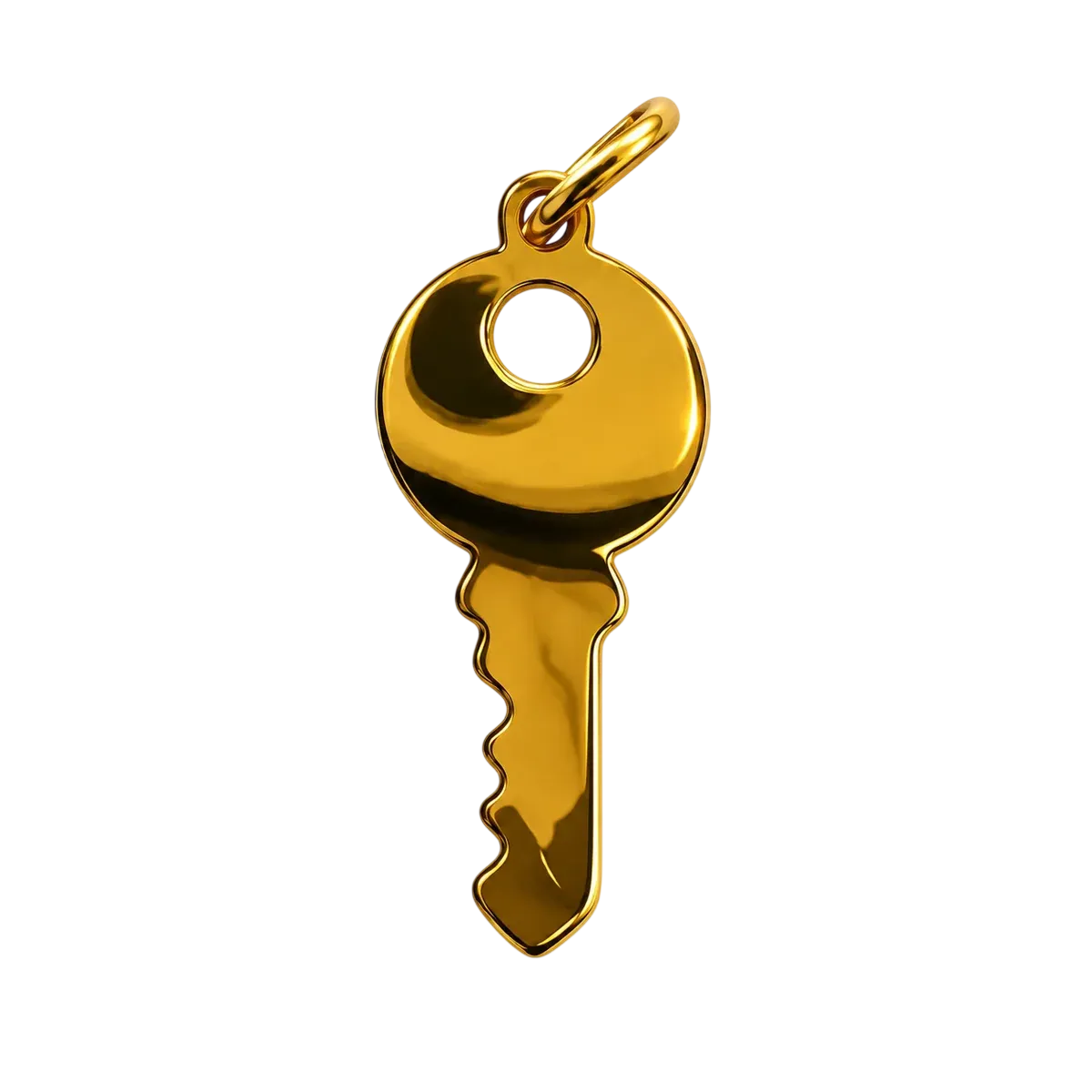 Small Gold Key Charm