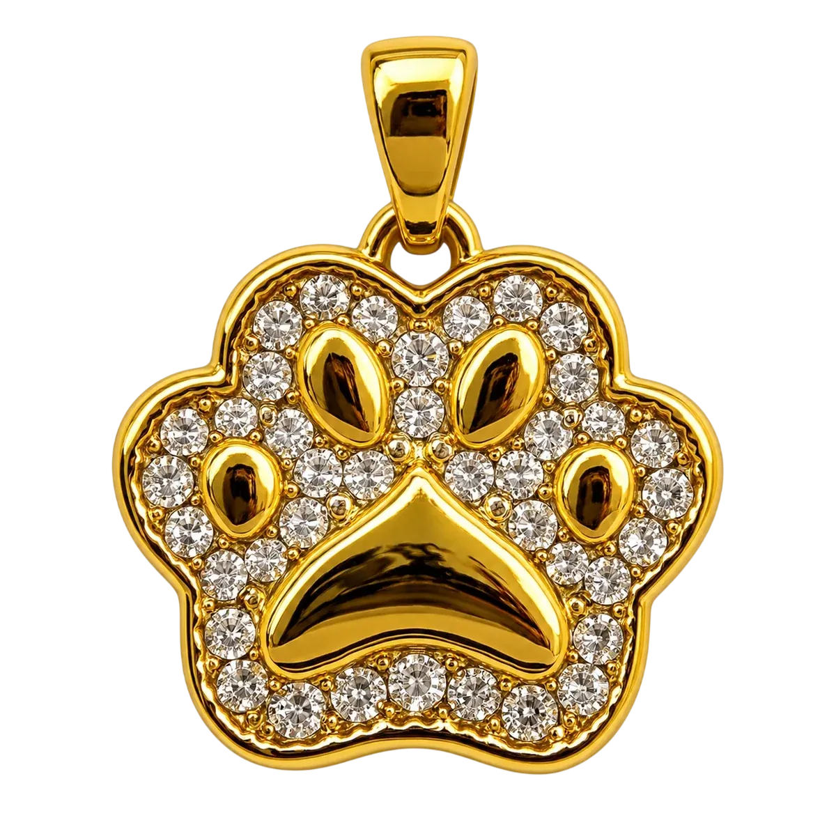 Large Dog Paw Charm
