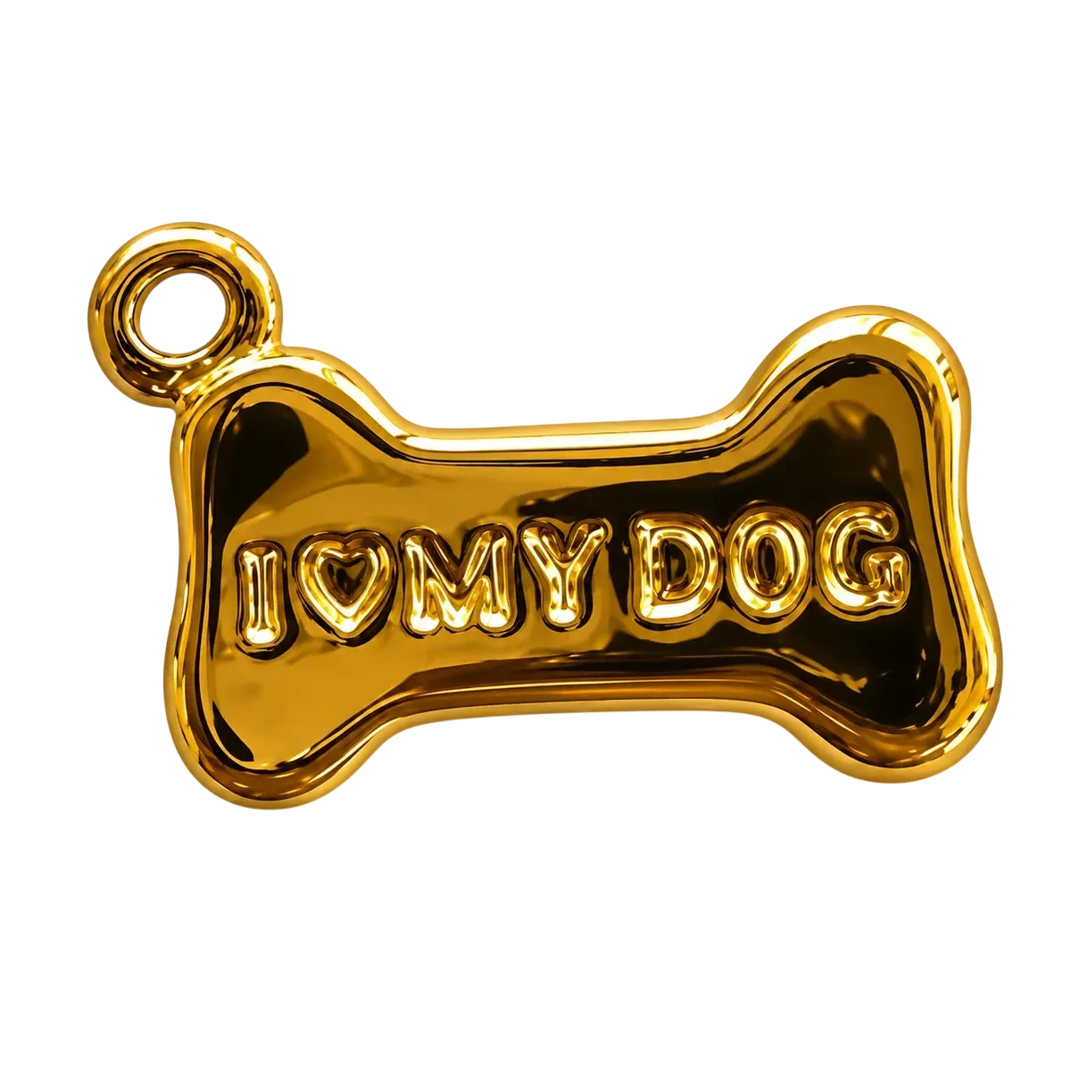 Small I Love My Dog Charm