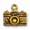 Silver camera charm