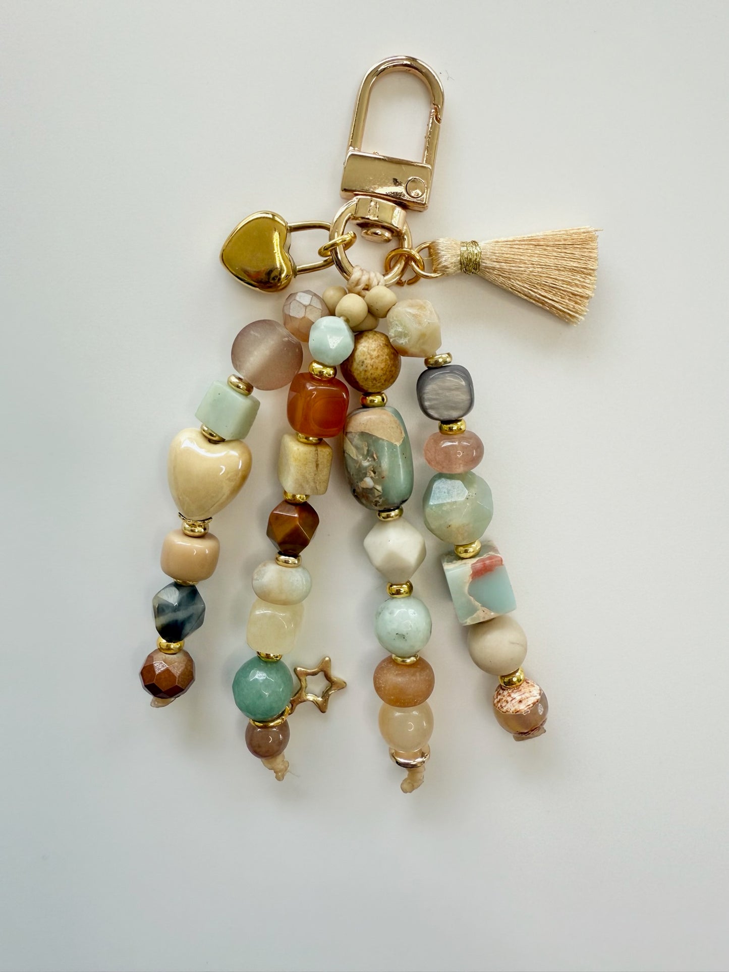 Sacred Balance – Neutral Harmony Keychain