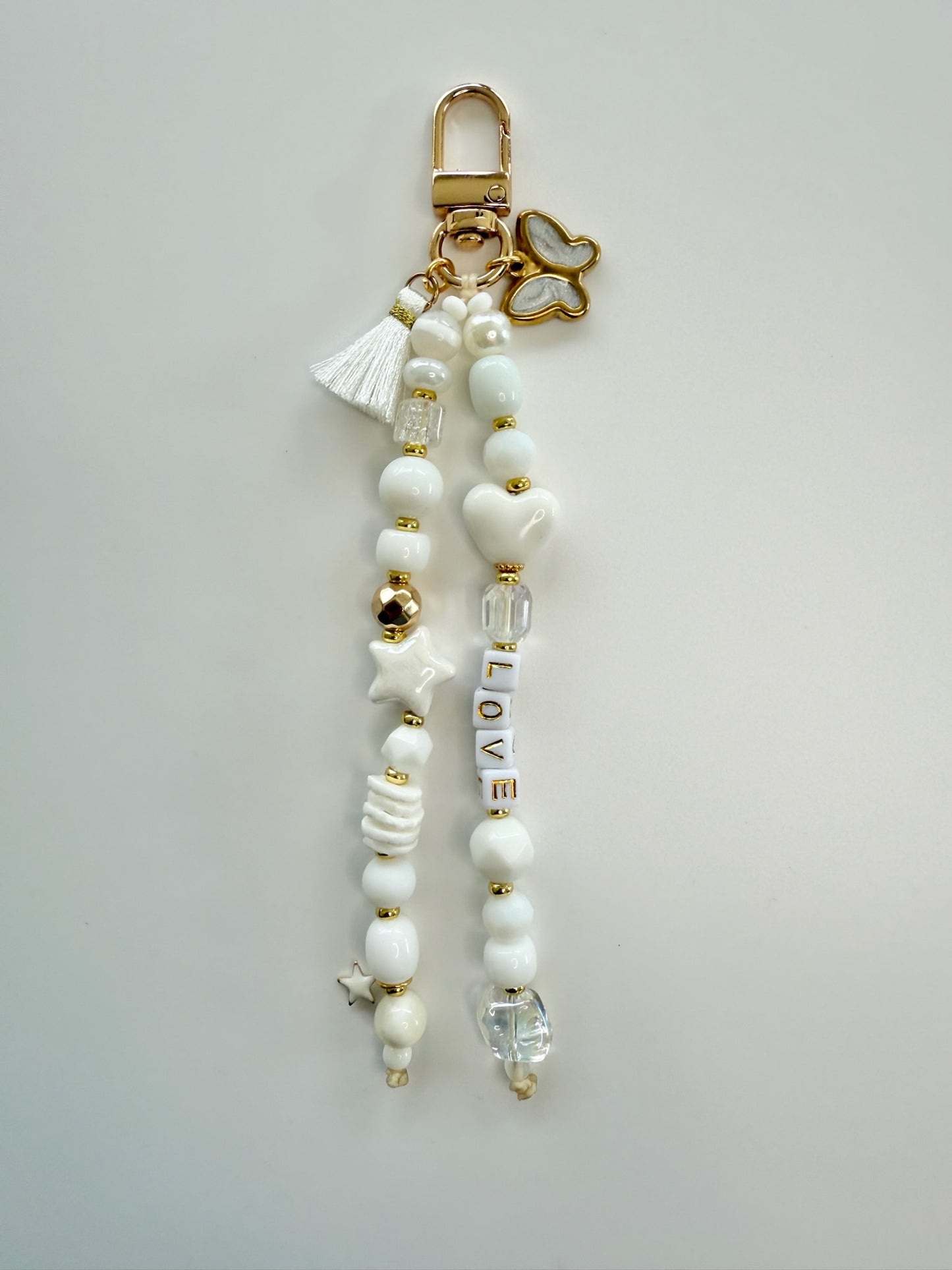 Golden Whisper Keychain