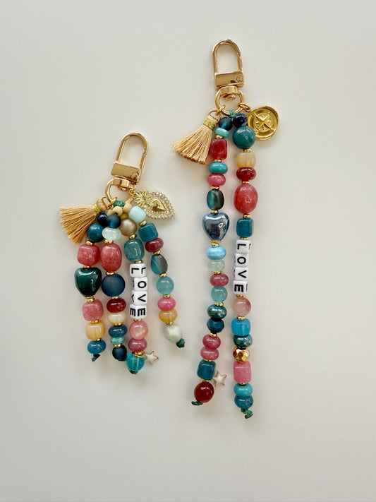 Tropical Gem Keychain