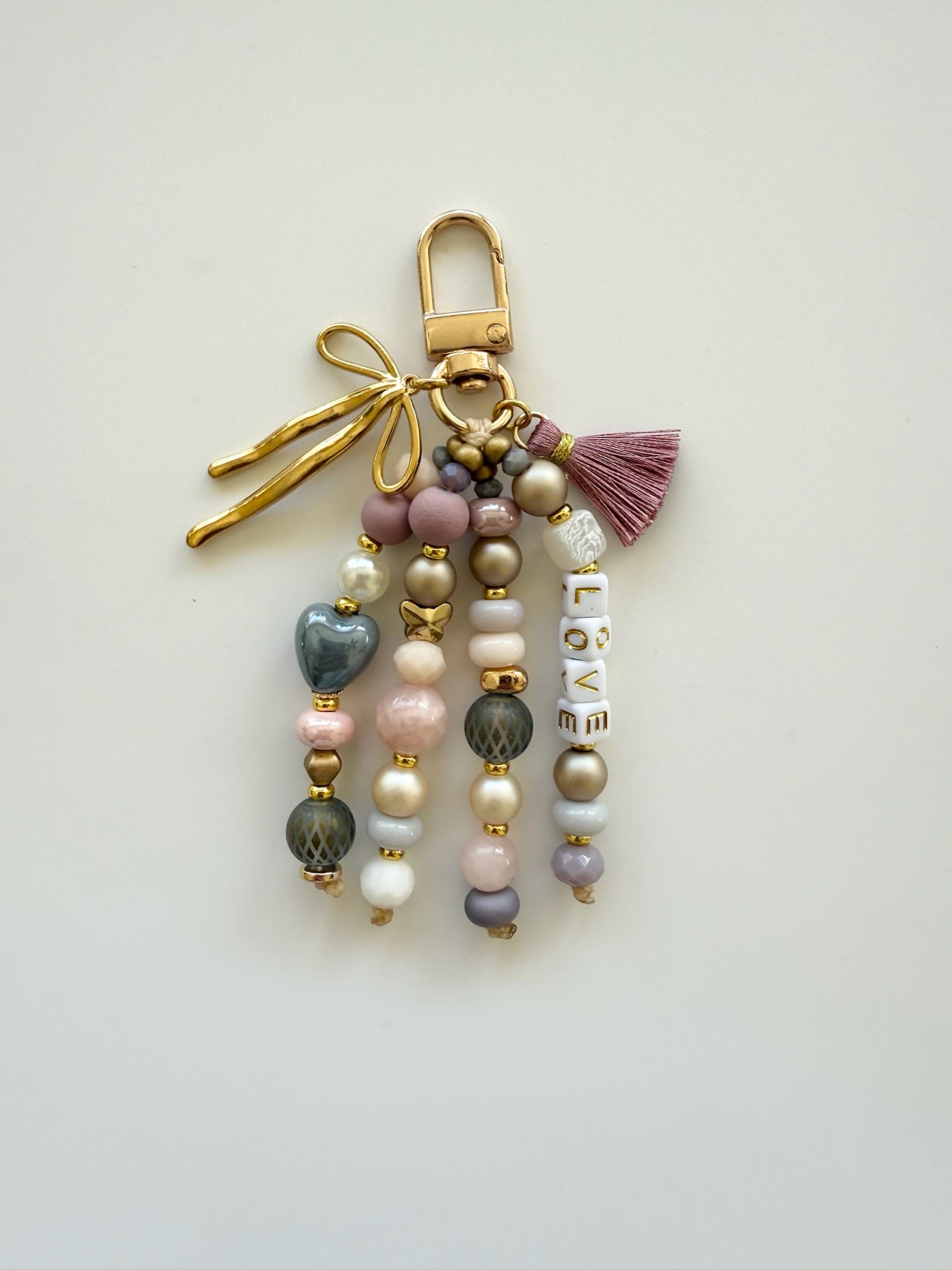 Blush Pearl Keychain