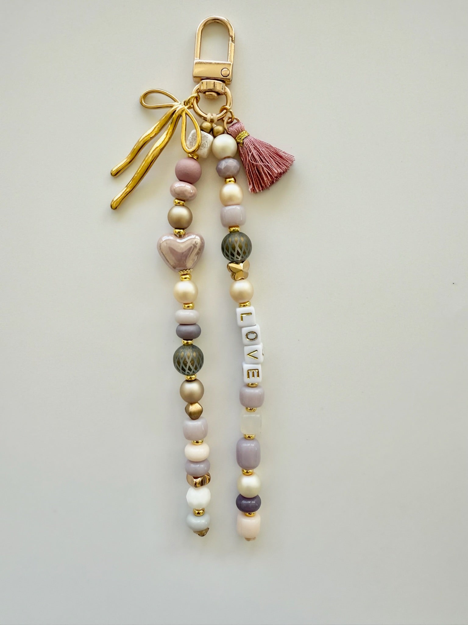 Blush Pearl Keychain