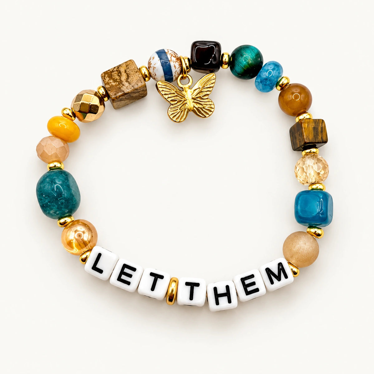 Amber Lake Bracelet handmade beaded bracelet