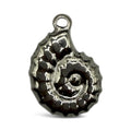 Silver shell charm