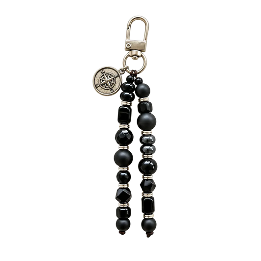 Men’s Black Keychain