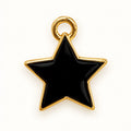 Black star charm