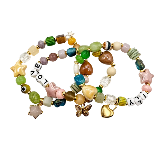Boho Love Beaded Bracelet