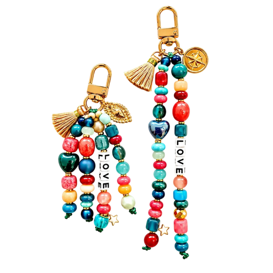 Tropical Gem Keychain
