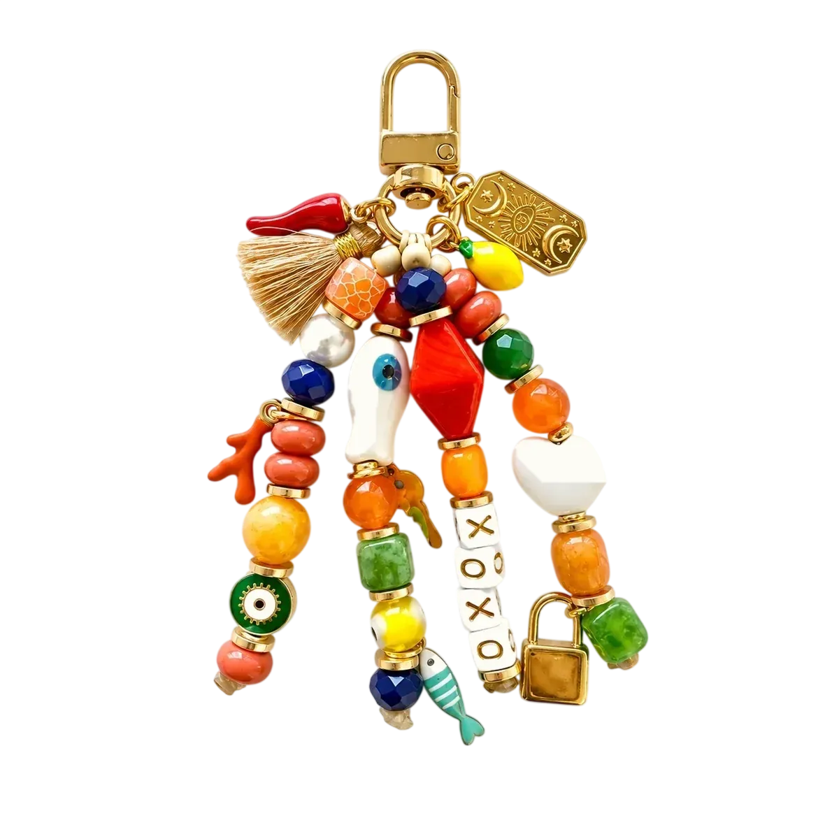 LIMITED EDITION: Italian Summer Aperol-Inspired Keychain | Mediterranean Bag Charm