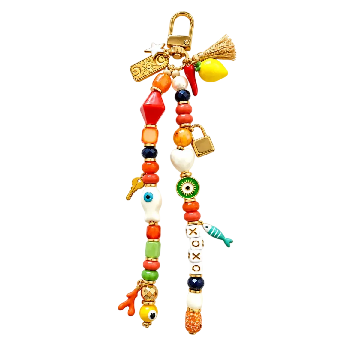 LIMITED EDITION: Italian Summer Aperol-Inspired Keychain | Mediterranean Bag Charm