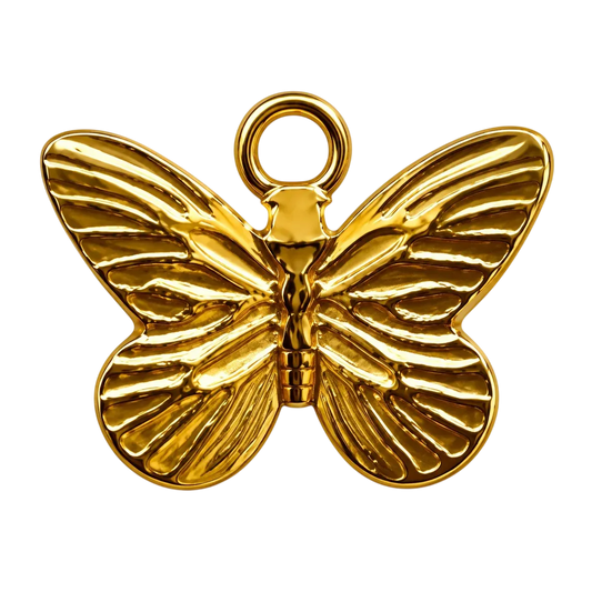 Small Gold Butterfly Charm