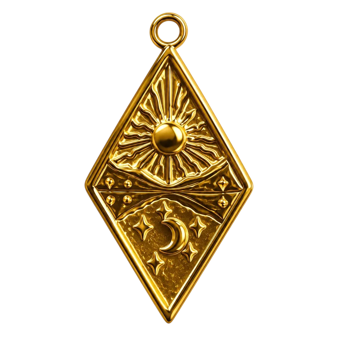 Gold Celestial Diamond Charm