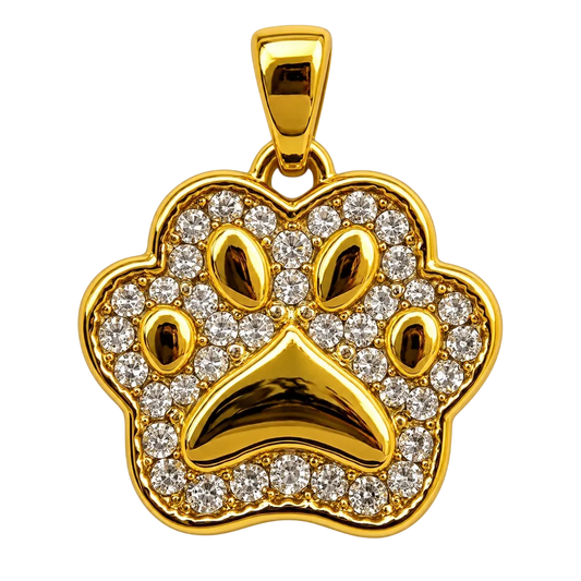 Large Dog Paw Charm