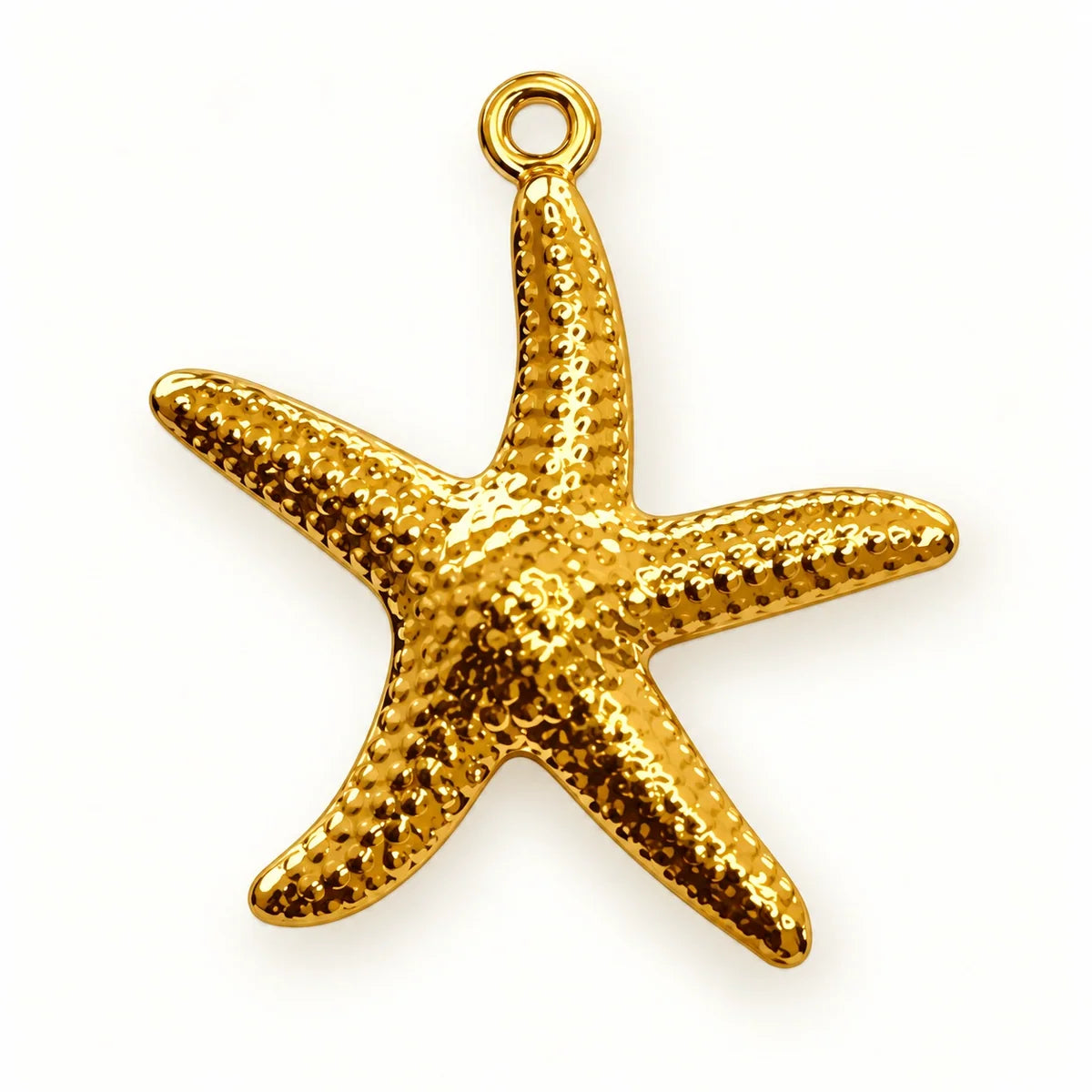 Gold Starfish Charm