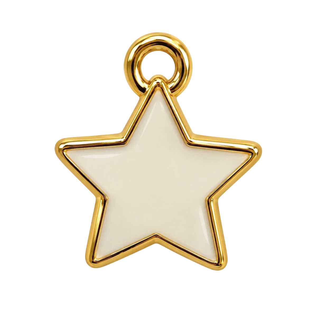 White Star Charm