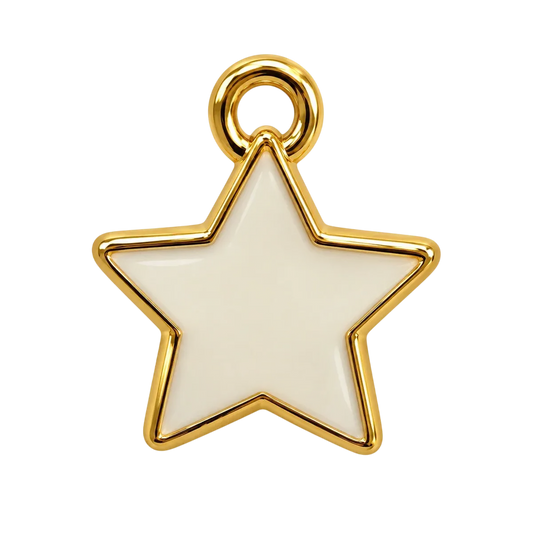 White Star Charm