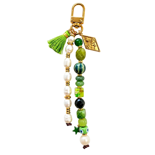Verdant Pearl Keychain