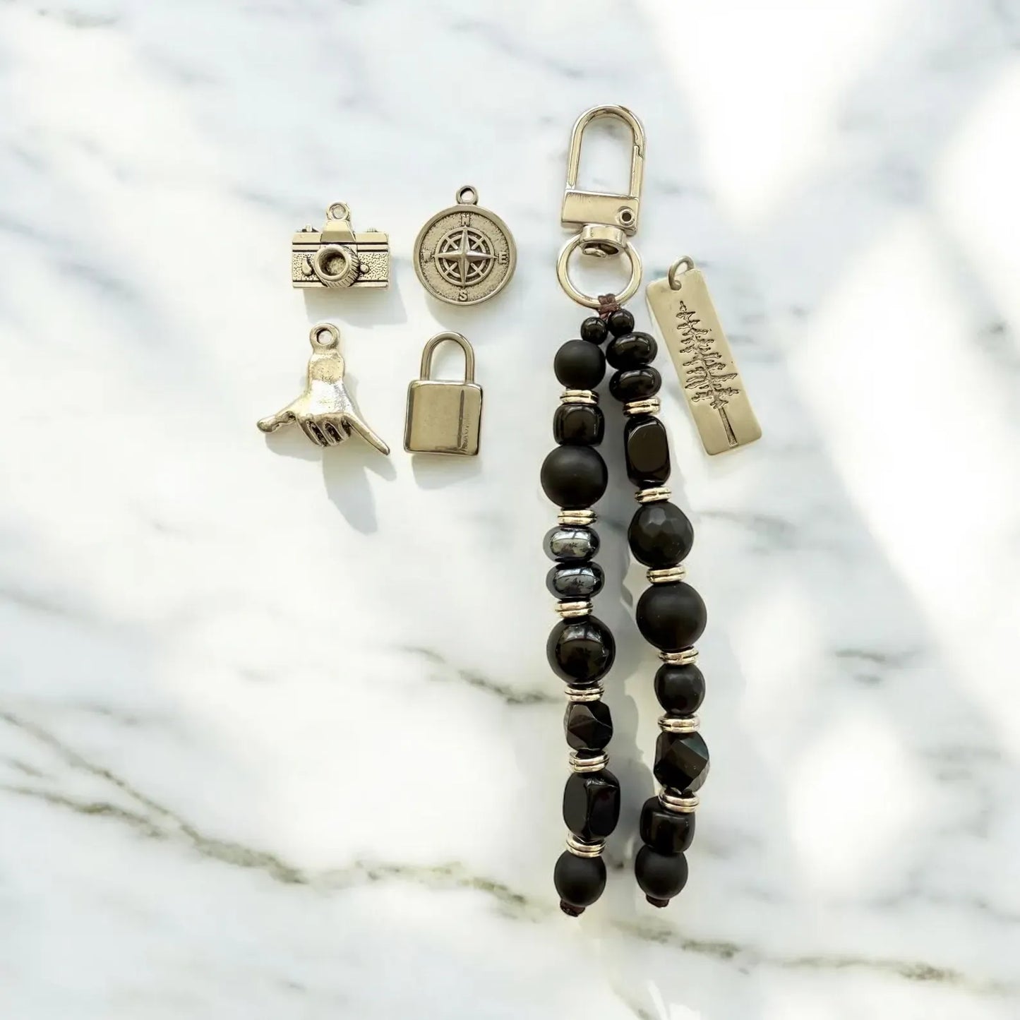 Men’s Black Keychain