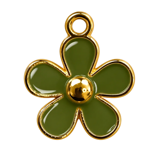 Sage Flower Charm