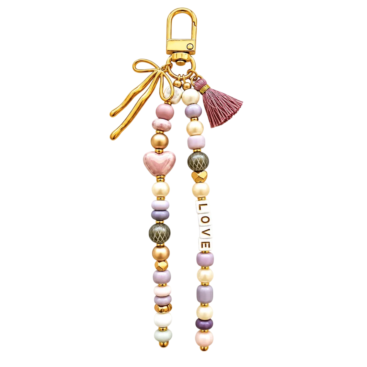 Blush Pearl Keychain