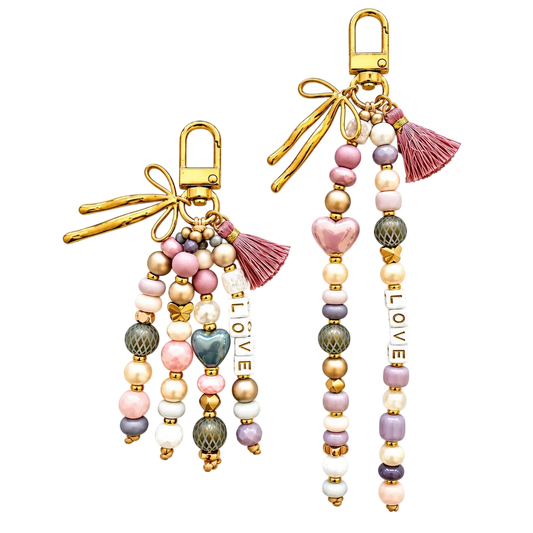 Blush Pearl Keychain