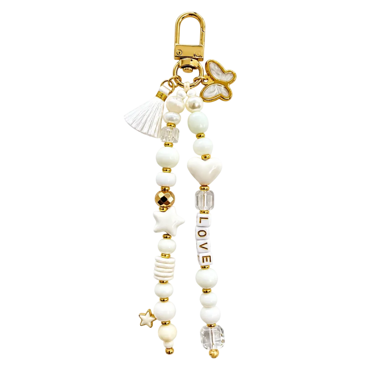 Golden Whisper Keychain