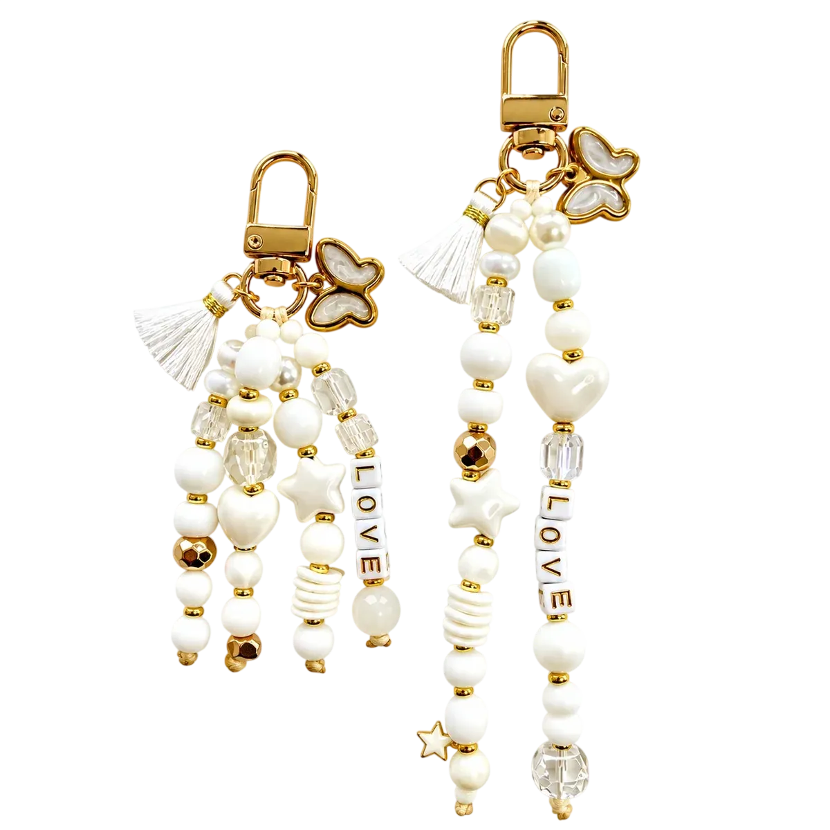 Golden Whisper Keychain