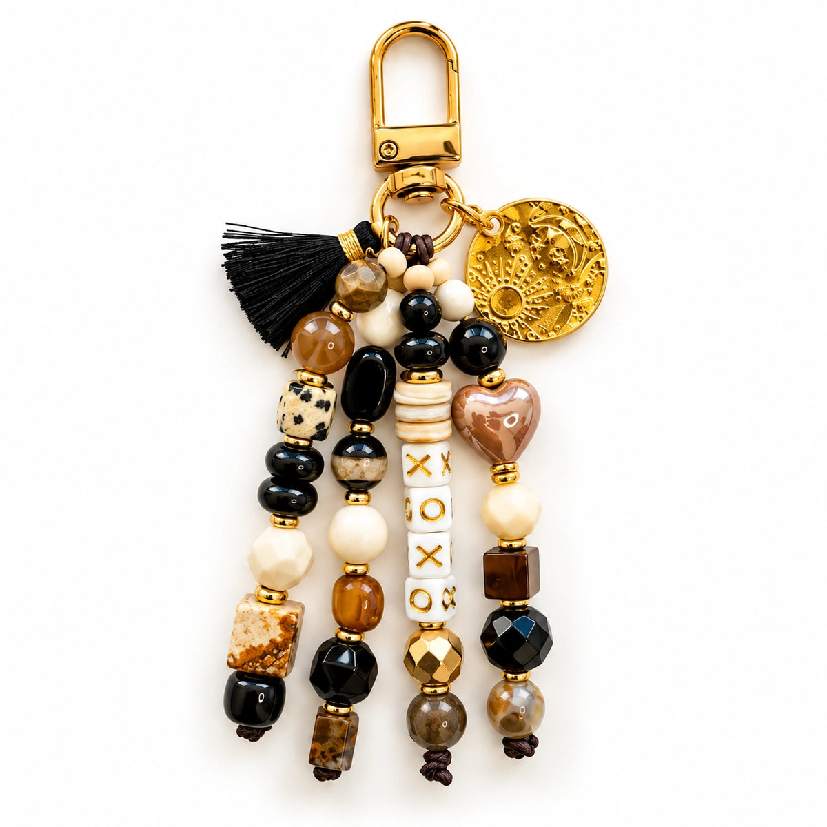 Golden Earth Keychain